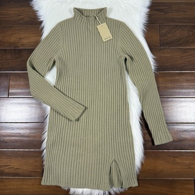 Aritzia Wilfred Free Women's Size Large Hush Knit Station Mini Sweater Dress