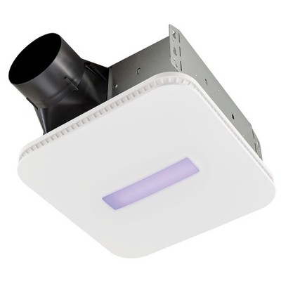 Broan-NuTone ARN110LKVV: 110 CFM Bathroom Vent Fan w/ LED & Vyv Antimicrobial