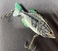 Vtg Mann's Leroy Brown Fishing Lure Tom Mann Lipless Crankbait 2 3/4” Lure