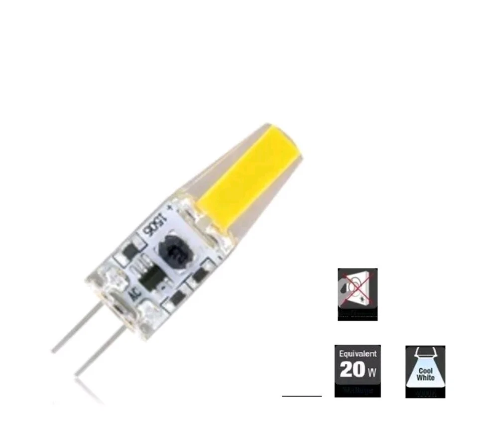 G4 1.5W (20W) 4000K 170lm Non-Dimm 300 deg beam angle Cool White Lot of 11 - Image 2 of 4