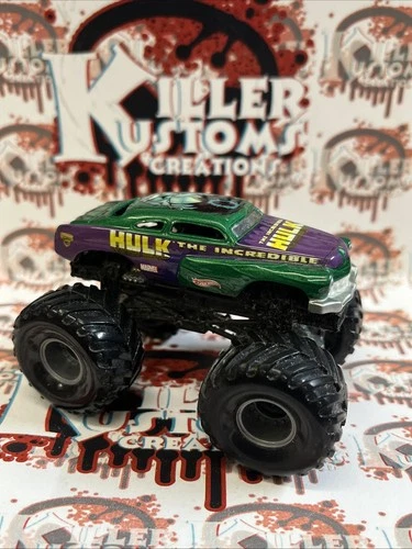 2002 Rare Incredible Hulk Monster Jam Truck Original - Hot Wheels Marvel Vintage