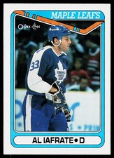 1990-91 O-Pee-Chee Al Iafrate #91 Toronto Maple Leafs