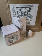 Jensen CD-555 Portable CD Player Bluetooth FM Stereo Boombox Silver - Tested