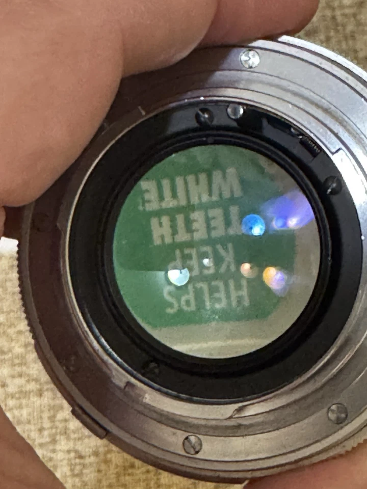 Minolta MC Rokkor-PF 58mm F1.4 Standard MF Lens / Good Working Condition. Caps - Image 3 of 4