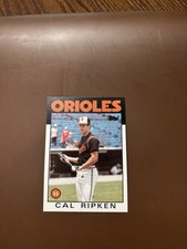 1986 Topps - #340 Baltimore Orioles - Cal Ripken