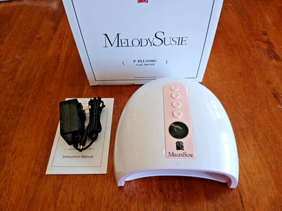 MelodySusie Rechargeable Cordless UV/LED Nail Lamp Nail Dryer, P-PLUS30G, Pink
