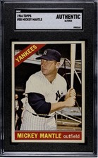 1966 Topps #50 Mickey Mantle SGC AUTH GOOD CORNERS & COLOR, REGRADE???