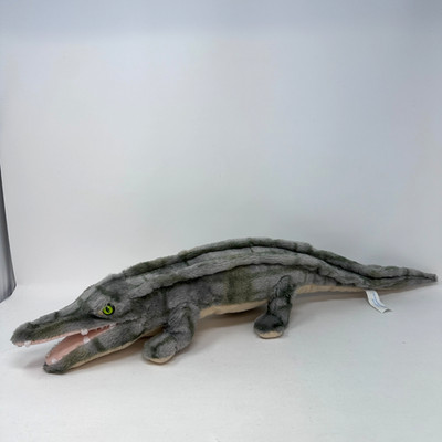 Wishpets Crocodile Plush Stuffed Animal Gray Alligator Cute Cuddle Toy 24''