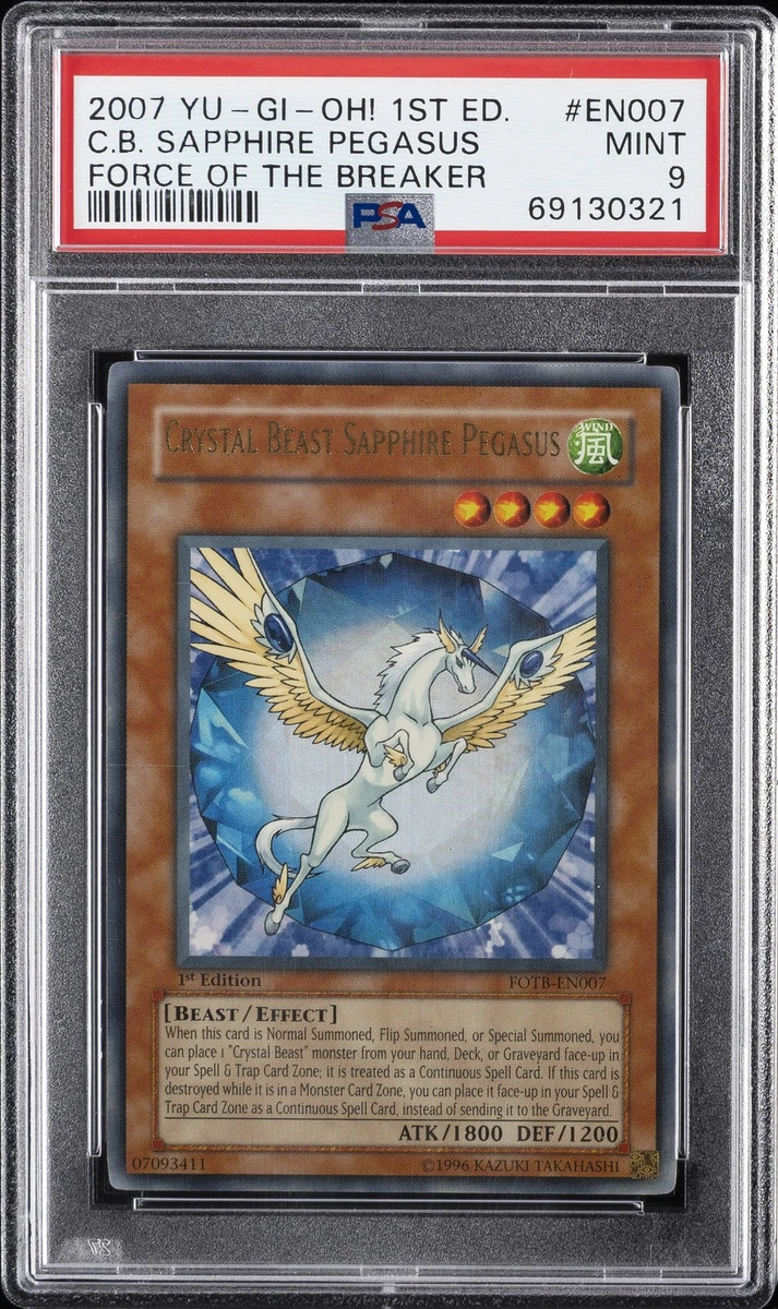 Crystal Beast Sapphire Pegasus FOTB-EN007 Force of the Breaker for