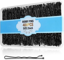 400 Ct SlideProof Bobby Pins, Metallic Blonde, High Gloss Bobby Hair Pins