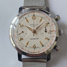 ANGELUS-CRONO-ACCIAIO-RUOTA A COLONNE-OVERSIZE (37,2 MM)-VALJOUX 22-CASSA A VITE