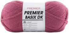 Premier Yarns Basix DK Yarn-Rose