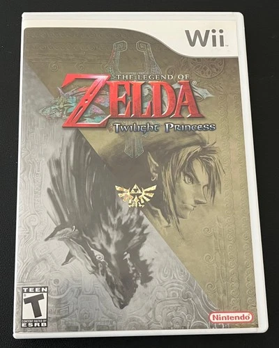 The Legend of Zelda: Twilight Princess Nintendo Wii 2006 Case Manual Disc