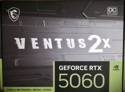 MSI GeForce RTX 5060 8G Ventus 2X OC 8GB GDDR7 Grafikkarte