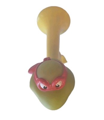 TMNT 93 Ninja Turtles Burger King Gear RAPHAEL BIKE BICYCLE HORN Accessory Lot
