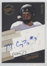 2014 Press Pass Signings Gold X's & O's /199 Michael Campanaro #PPS-MC Auto 0af