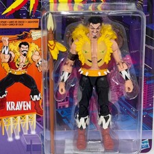 Marvel Legends Spider-Man Animated Series Kraven Retro Card 6  Figure Hasbro New
