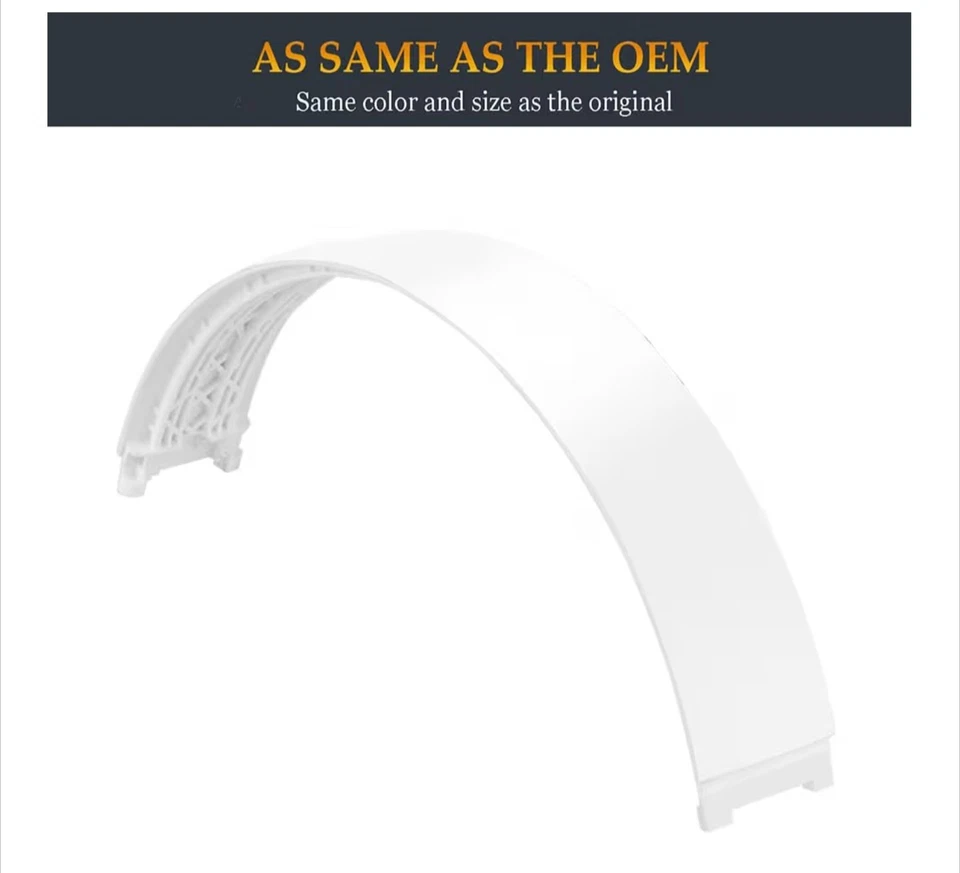 Diadema de repuesto Studio Pro banda de arco blanca mate para Studio Pro/Studio 3 Foto 3 de 4