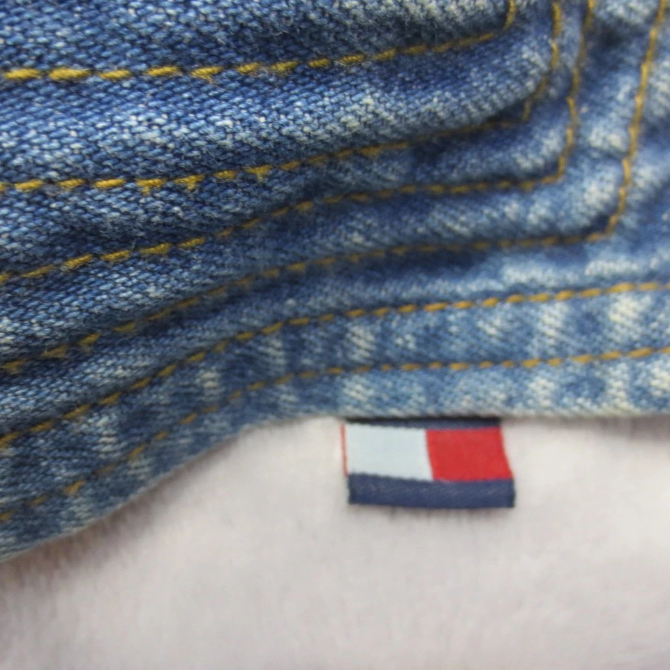 Tommy Hilfiger 22" Diseño Floral Conjunto de 2 Almohadas Azul Denim Acento + Fundas Foto 3 de 4