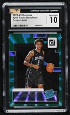 2022 Donruss Rated Rookie Holo Green Laser Paolo Banchero CGC 10 Gem Mint 1cx3