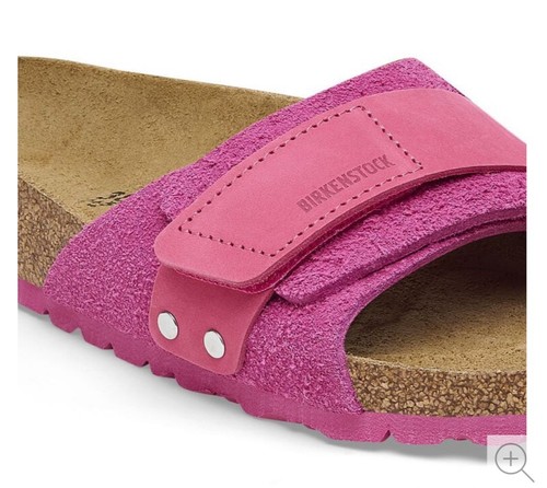 Women’s 7 Birkenstock Oita Suede Leather Fuchsia Tulip NEW - Picture 5 of 5