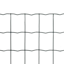 Euro Fence Steel Garden Privacy Border Enclosure Green Multi Sizes vidaXL