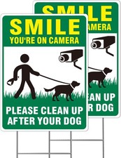 Multiwins Clean UP After Your Dog 12.6" x 9.5", Up Signs