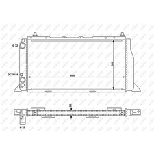 Radiateur Audi 60