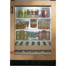 Monogram ZDBI240HII 24 Inch Undercounter Beverage Center with 10-Wine Bottle Cap