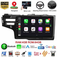 64GB Android 15 CarPlay Car Navi Stereo Radio GPS Navi For 2014-2018 Honda Fit