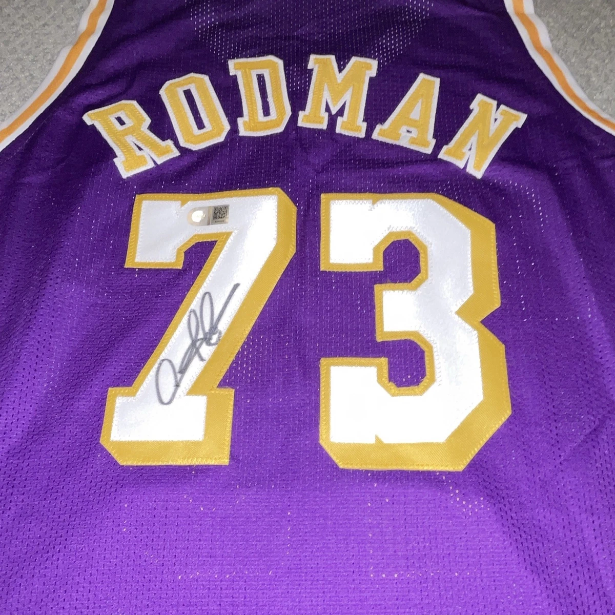 Dennis Rodman Los Angeles Lakers NBA Original Autographed Items