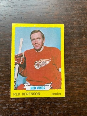 1973-74 Topps hockey set break #174 Red Berenson - Detroit Red Wings NRMT