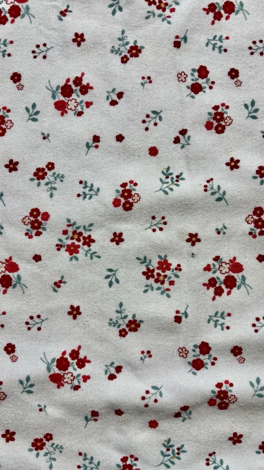 Manta bebé First Impressions color rojo crema floral terciopelo algodón Foto 4 de 4