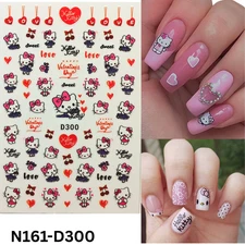 3D Hello Kitty Nail Art Stickers – Easy Peel & Stick Nail Designs