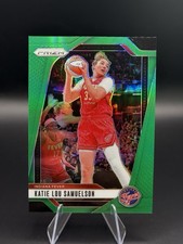 Katie Lou Samuelson 2024 Panini Prizm WNBA Green Prizm #128 Indiana Fever Card