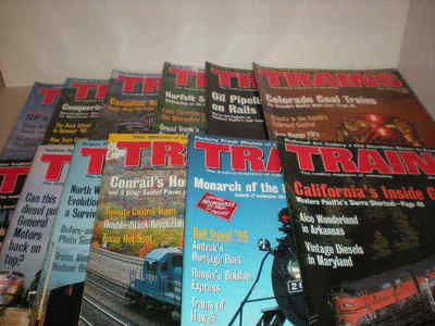 Trains, 1994 Complete Year, 12  Magazine Lot, Railroad, Model