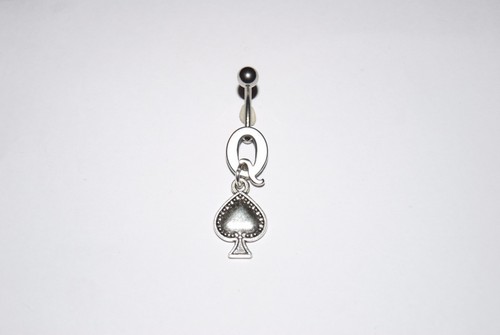 Piercing Nombril Barre - Reine De Pique Or - Neuf Sans Emballage