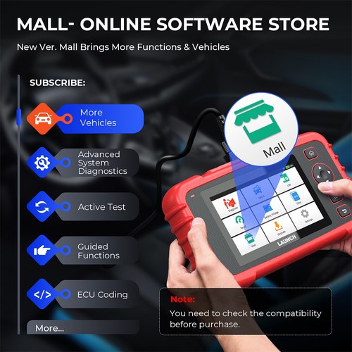 2025 LAUNCH CRP129X PLUS PRO OBD2 Diagnosegerät ALLE System TPMS EPB SAS DPF BMS - Bild 5 von 14