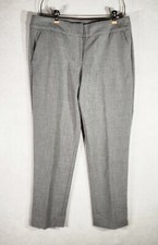 Talbots Trousers Slacks Dress Pants, Womens Size 6 Light Gray, Poly, Visc, Spndx