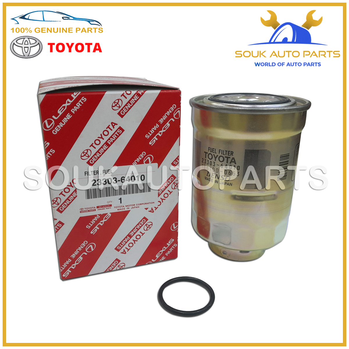 23303-64010 Genuine Toyota ELEMENT ASSY, FUEL FILTER 2330364010