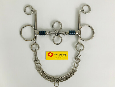Mors De Cheval Snaffle Double Anneau Lâche AK - Articulation