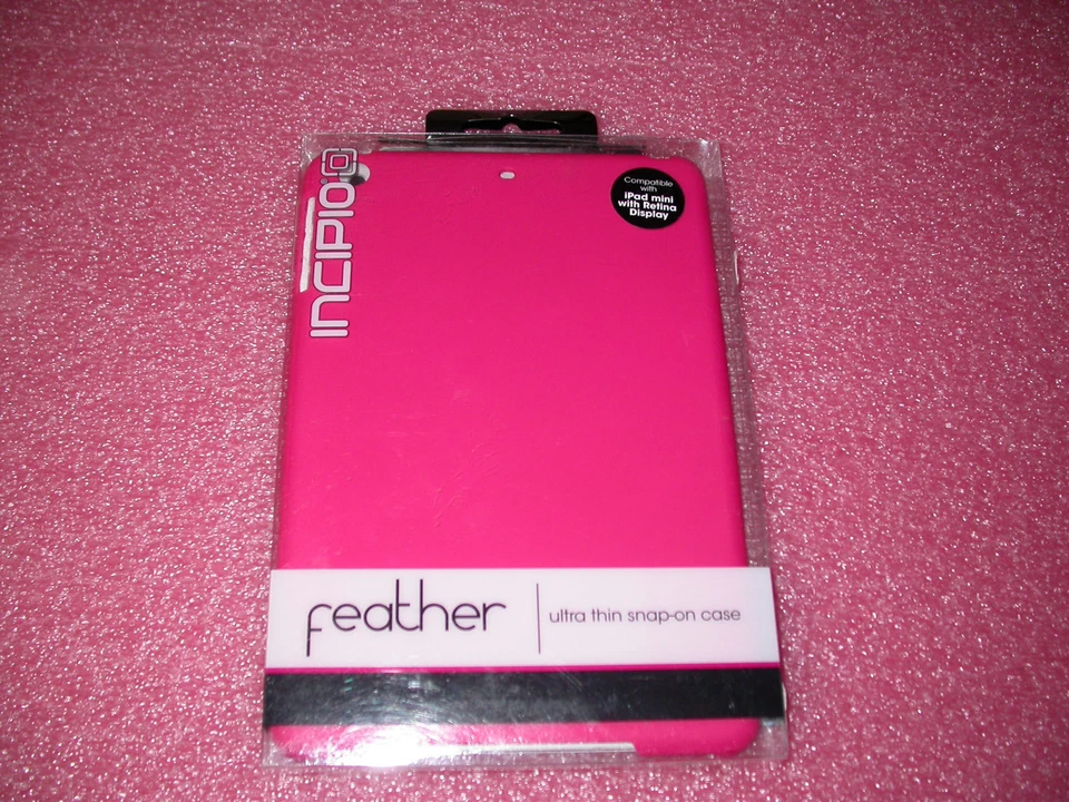 Incipio Feather Ultra Thin Snap-on Plextonium Case for iPad Mini 1-3 (Pink) - Image 3 of 3