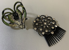 2 Rhinestone Hair Accessories
