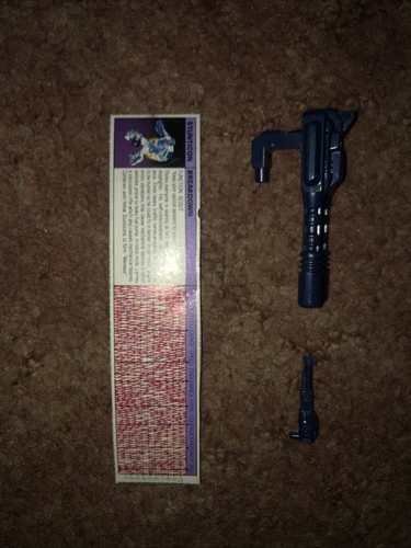 Transformers G1 Decepticon Menasor Breakdown Gun Set w/Connector & Tech Card
