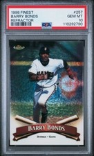 1998 Finest Barry Bonds Refractor PSA 10 GEM