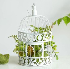 Decorative Bird Cage White Birdcage Candle Holder Vintage Wedding Table Decor