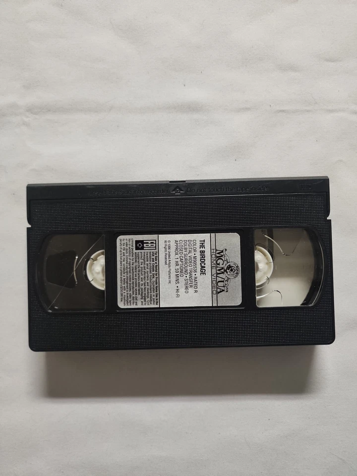 THE BIRDCAGE Robin Williams VHS Tape, COMPLETE/TESTED SEE PHOTOS (VHS50) - Image 3 of 4