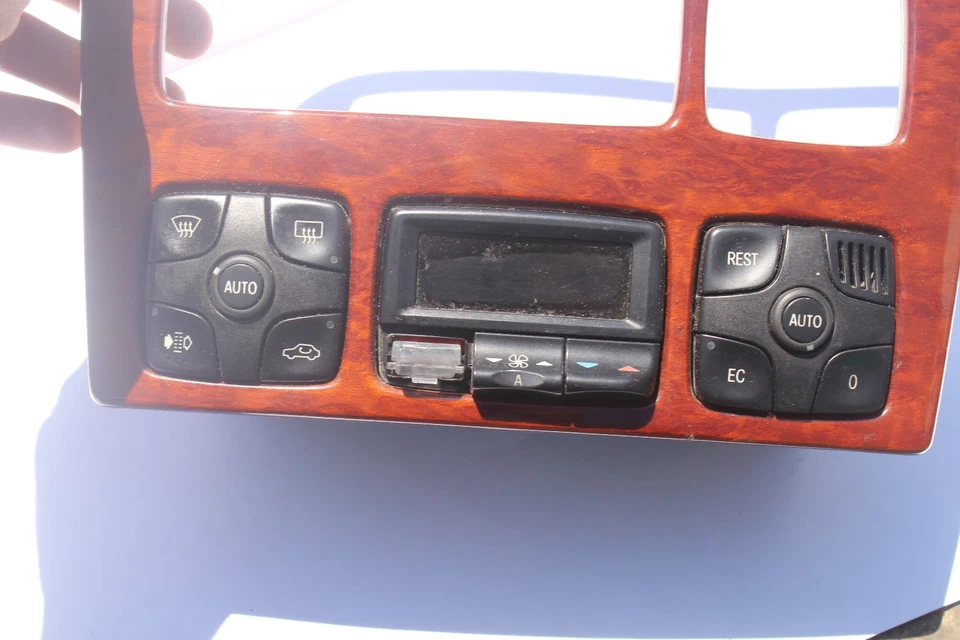 2002 MERCEDES BENZ CL500 CONTROLE CLIMÁTICO MOLDURA TEMPERATURA AUTOMÁTICA R3406 - Imagem 4 de 4