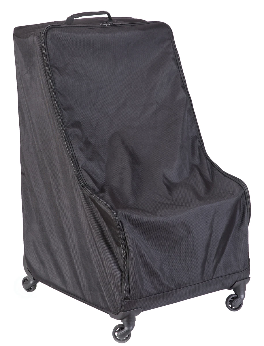Car seat top travel bag wheels