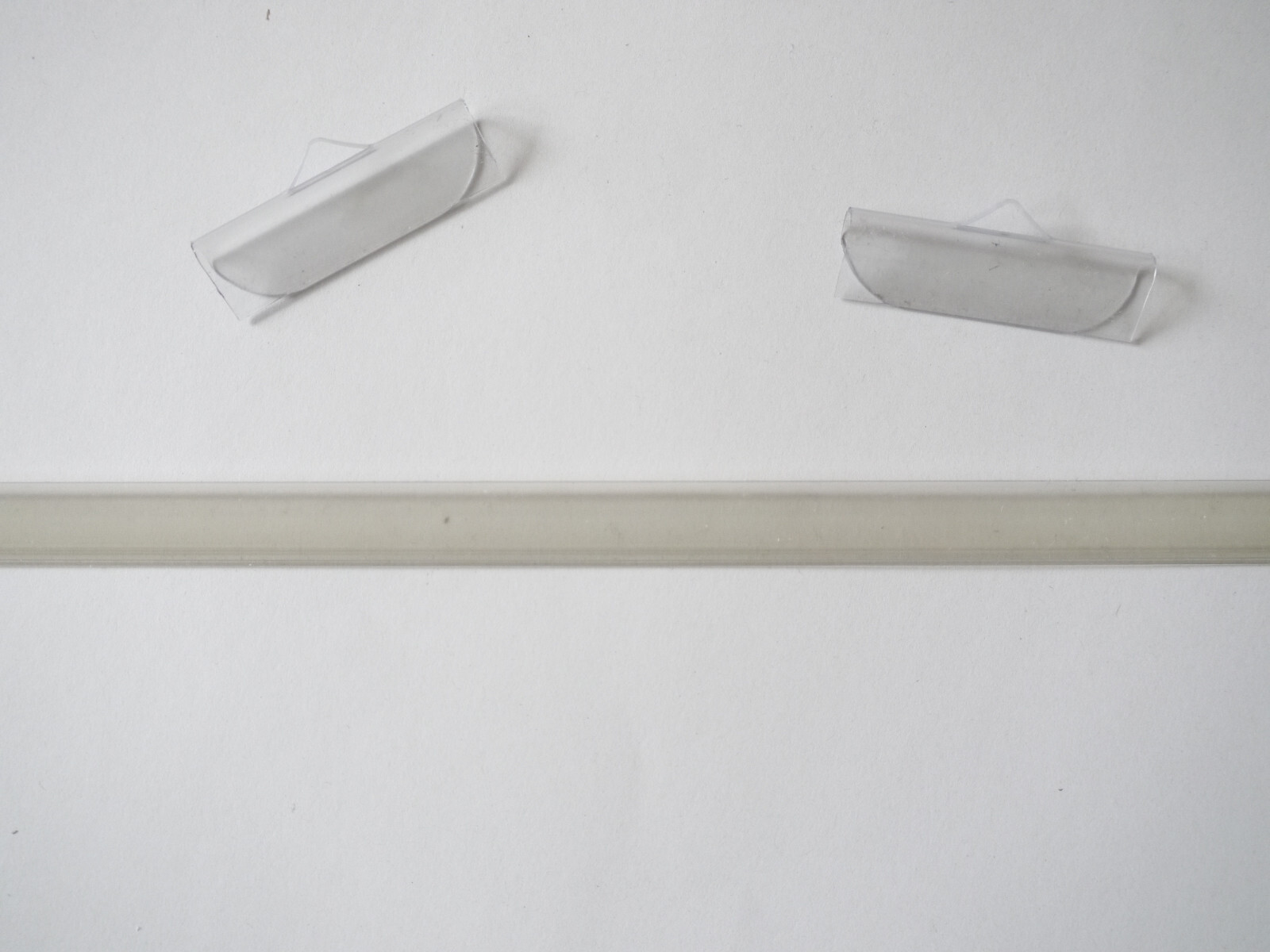 3 - 15 Paar Posterschienen transparent von 60 bis 70 cm